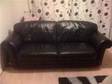 1 YR old black leather sofa immaculate condition! no....