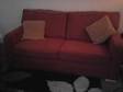 TWO SEATER sofa,  two seater sofa bed red hardly used....
