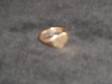GOLD SIGNET ring 9ct heart shaped with centre star, ....